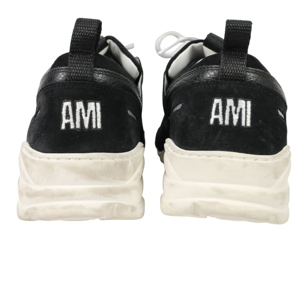 AMI Alexandre Mattiussi Running Lucky 9 Suede Trainers Men's 13 Designer Sneaker - Picture 6 of 13